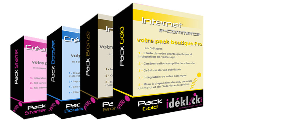 Tarifs Packs Ideklick